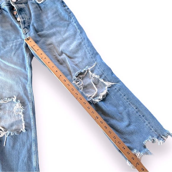 Free People x We The Free Maggie Straight Jean in Faded Blue Size 26 - Picture 9 of 12